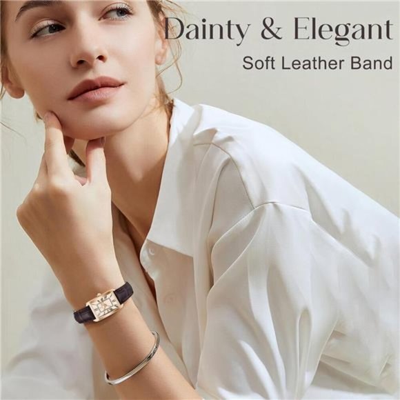 Classic Vintage Retro Square Ladies Quartz Watches main image 6